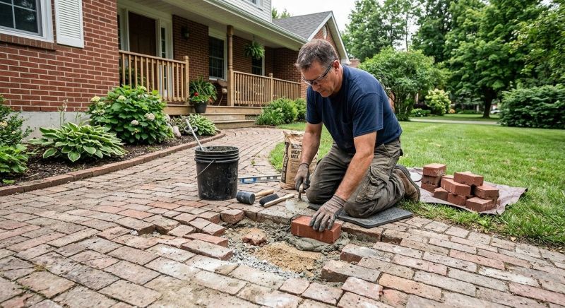Brick Flatwork Repair in Del Mar, CA