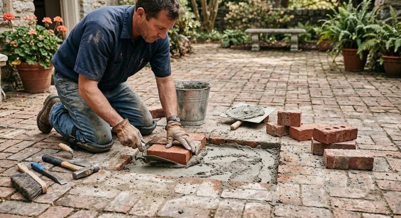 Brick Flatwork Repair in Jamul, CA