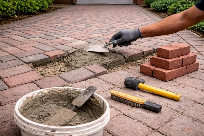 Brick Flatwork Repair in National City, CA