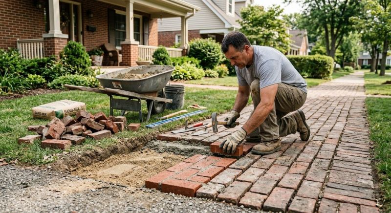 Brick Flatwork Repair in Oceanside, CA