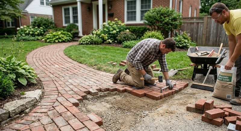Brick Flatwork Repair in Rancho Santa Fe, CA
