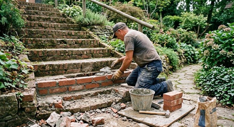 Brick Repair in Del Mar, CA