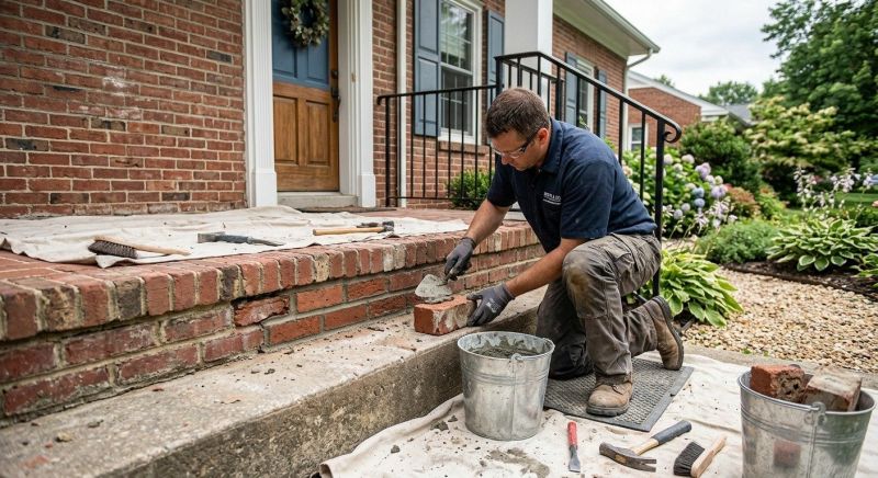 Brick Stairs Repair in El Cajon, CA