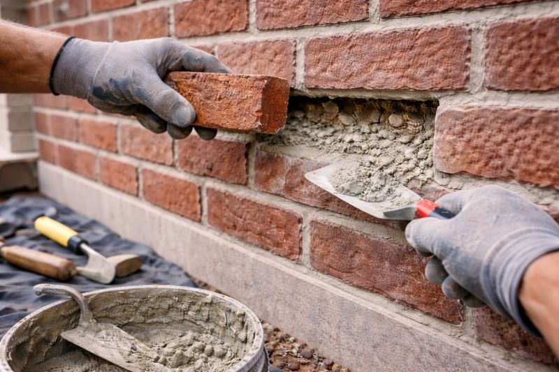 Brick Stairs Repair in Rancho Santa Fe, CA