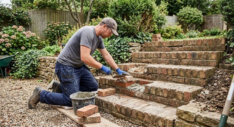 Brick Stairs Repair in Santee, CA