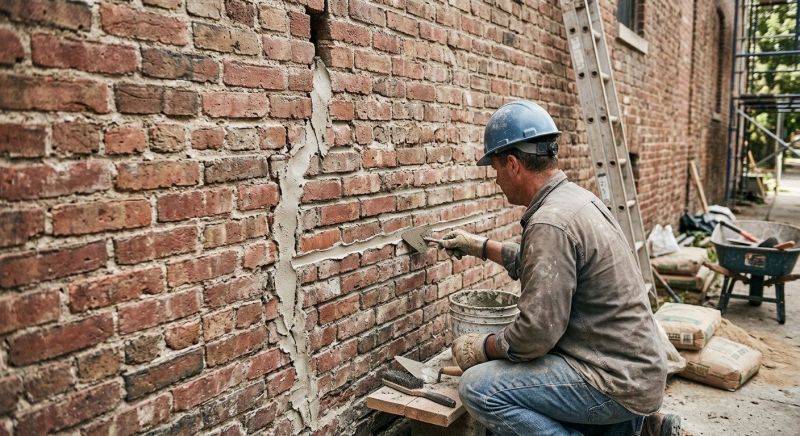Brick Wall Repair in Lakeside, CA