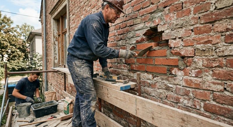 Brick Wall Repair in Oceanside, CA
