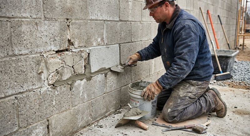 Brick Wall Repair in Solana Beach, CA