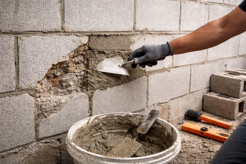 Cinder Block Wall Repair in Jamul, CA
