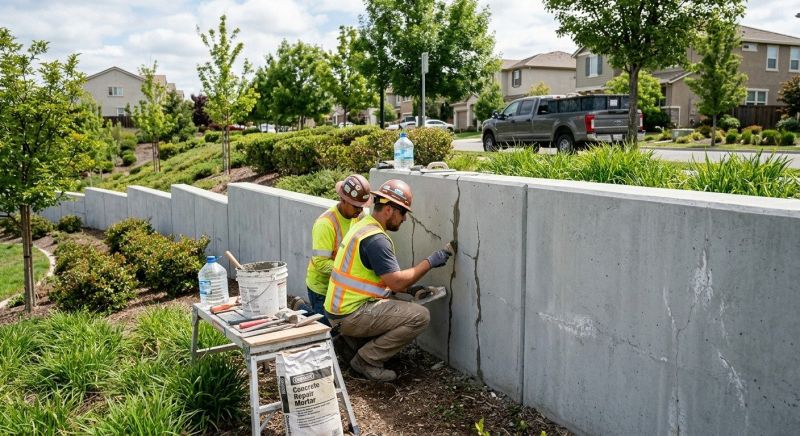 Retaining Wall Repair in El Cajon, CA