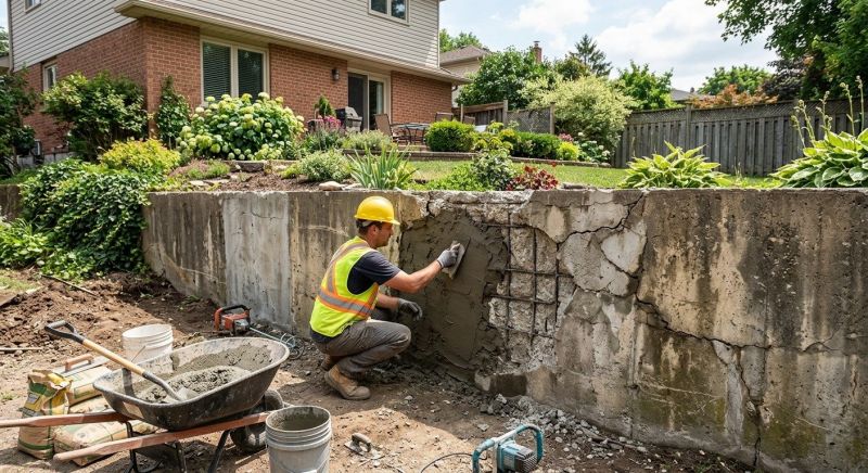 Retaining Wall Repair in Encinitas, CA