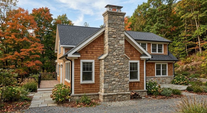 Stone Chimney Installation in Jamul, CA