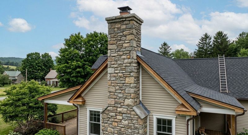 Stone Chimney Installation in Oceanside, CA
