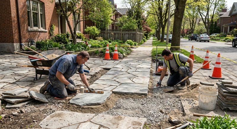 Stone Walkway Repair in San Diego, CA