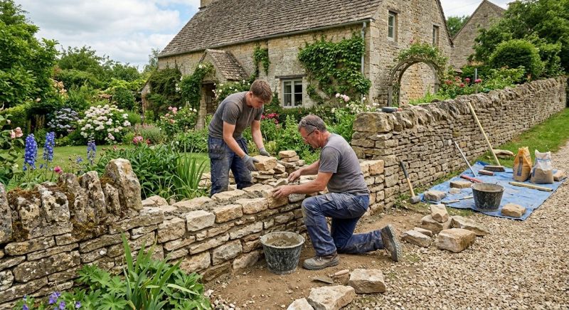 Stone Wall Repair in Carlsbad, CA