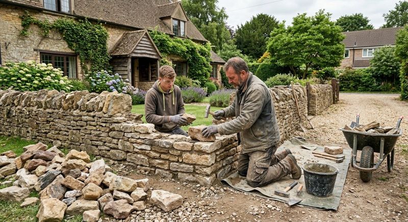 Stone Wall Repair in Oceanside, CA