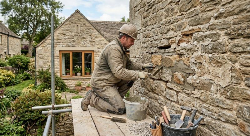 Stonework Repair in Valley Center, CA